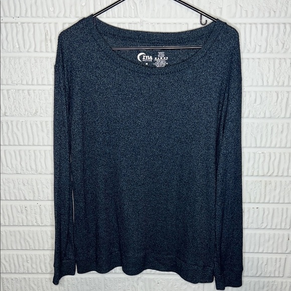 Zyia Active Tops - Zyia Active Navy Long Sleeve Top